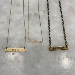 3 Cute necklaces 🤩